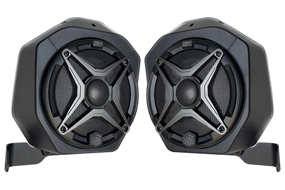 SSV Works rear speaker pods installed in a Ford Bronco for improved sound quality.