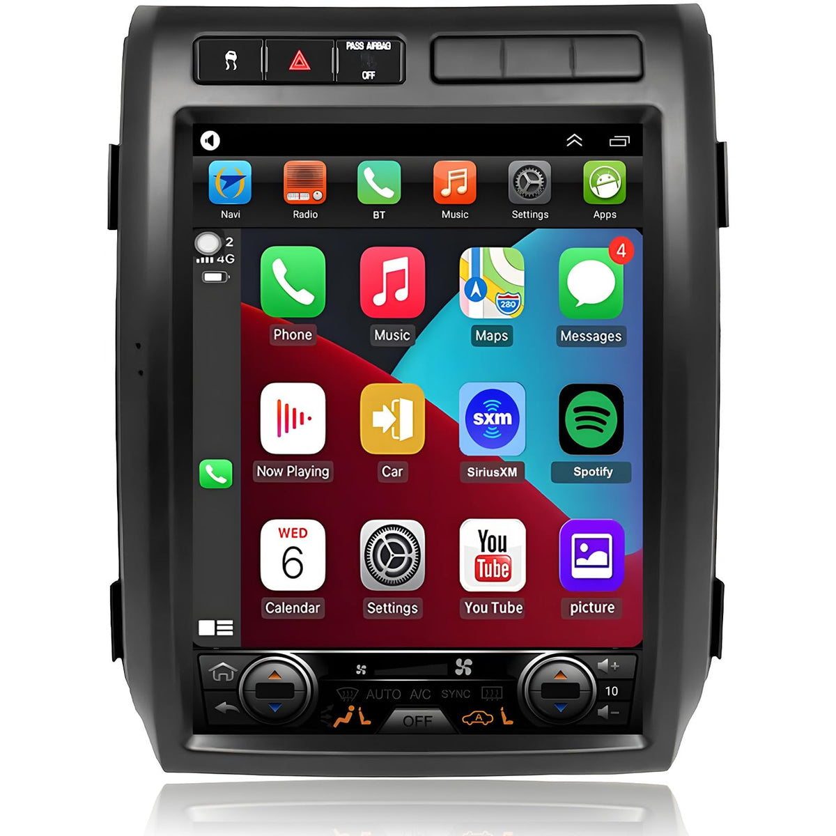 SSXIE Ford F-150 radio unit front view showing premium infotainment display