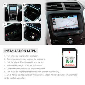 Stacool B15 SD card compatible with Ford ensures broader vehicle coverage across models