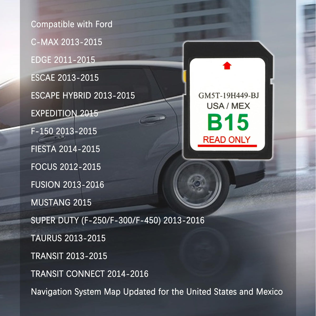 Stacool B15 installation shot demonstrates quick swap to update navigation data