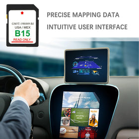 Stacool B15 navigation SD card with USA-Mexico maps aids travel planning and navigation