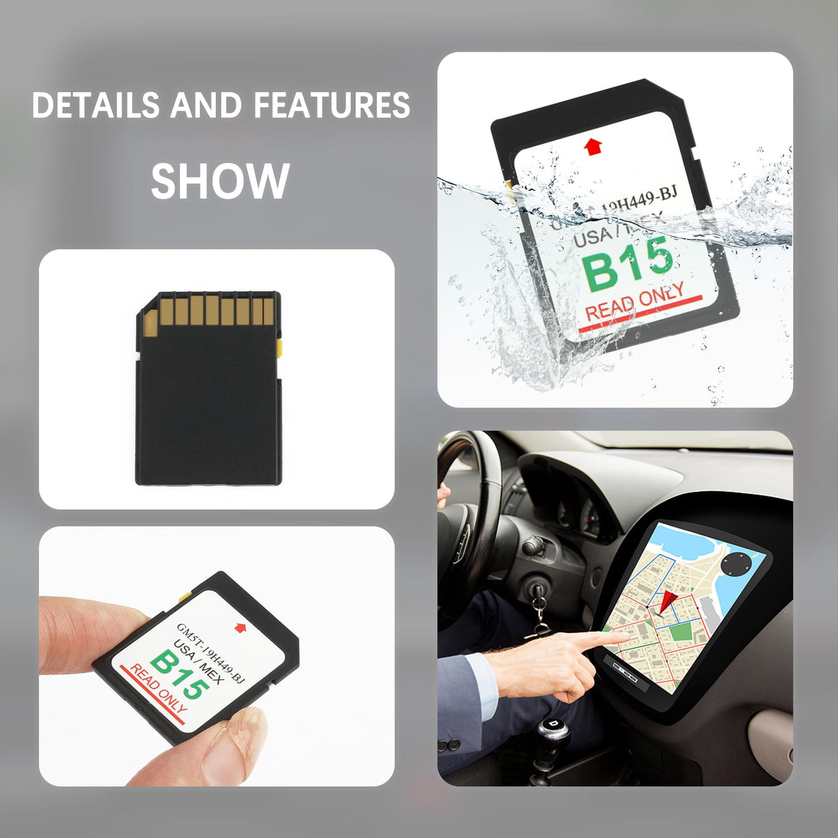 Stacool B15 packaging shows compact, durable SD card ready for long road trips
