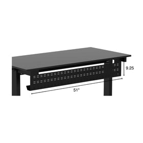 Stand Up Desk Store steel construction with powder coat, durable under-desk solution.