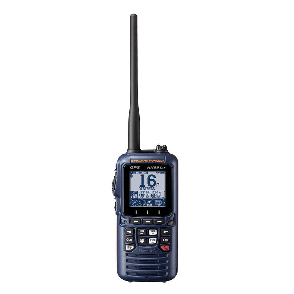 Standard Horizon HX891 Navy Blue handheld VHF floats for quick marine comms
