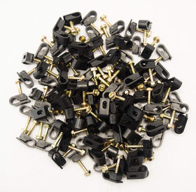 Stanz Flex clip showing twin mounting heads for versatile installation methods.
