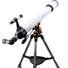 Starboosa stainless tripod provides stable viewing at adjustable heights.