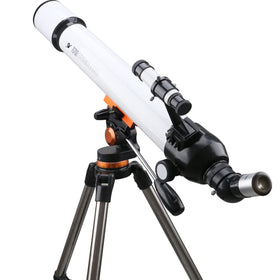 Starboosa telescope showing 700mm focal length for distant celestial detail.