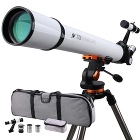 Starboosa telescope with 70mm aperture for brighter beginner stargazing.