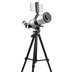 Starboosa telescope smartphone bracket pairs with apps for sky discovery