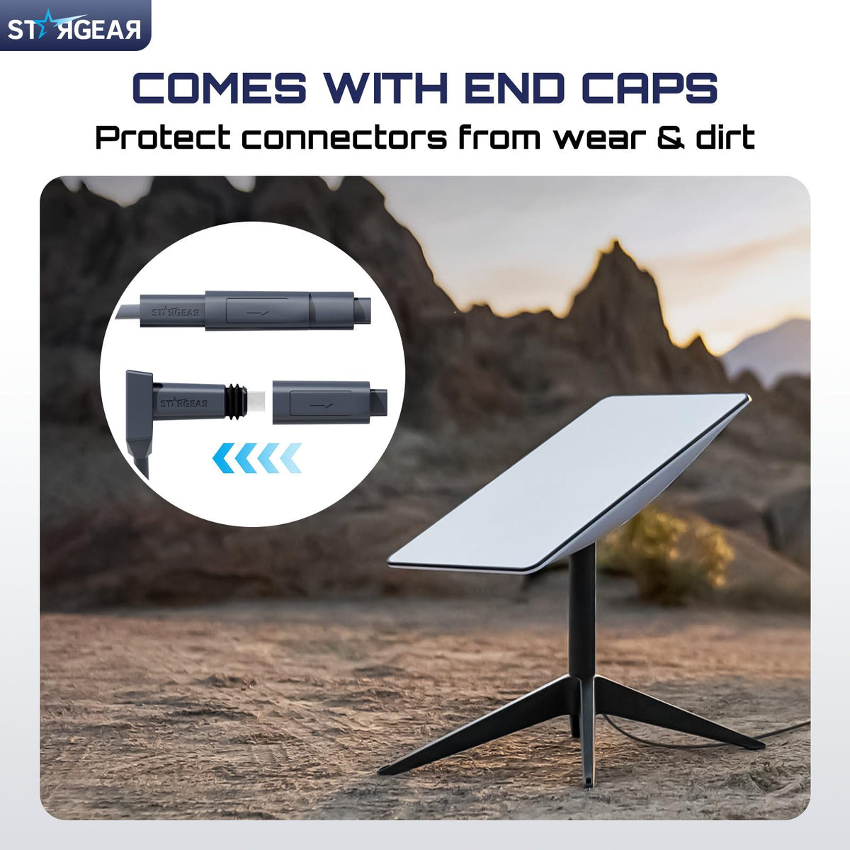 STARGEAR cable jacket texture detailing durable weatherproof protection