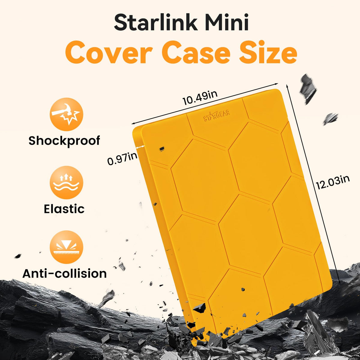 STARGEAR compactly packed for travel showing easy storage advantage
