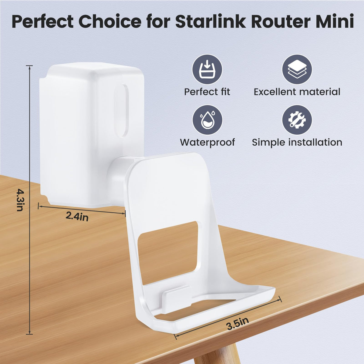 STARGEAR simple plug-and-play installation for home, RV, or office.