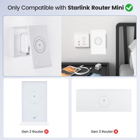 STARGEAR wall unit features a hidden power adapter compartment for tidy cables.