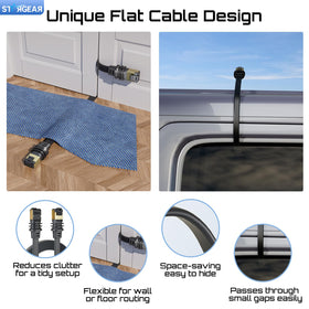 STARGEAR Starlink 100ft length enables flexible placement