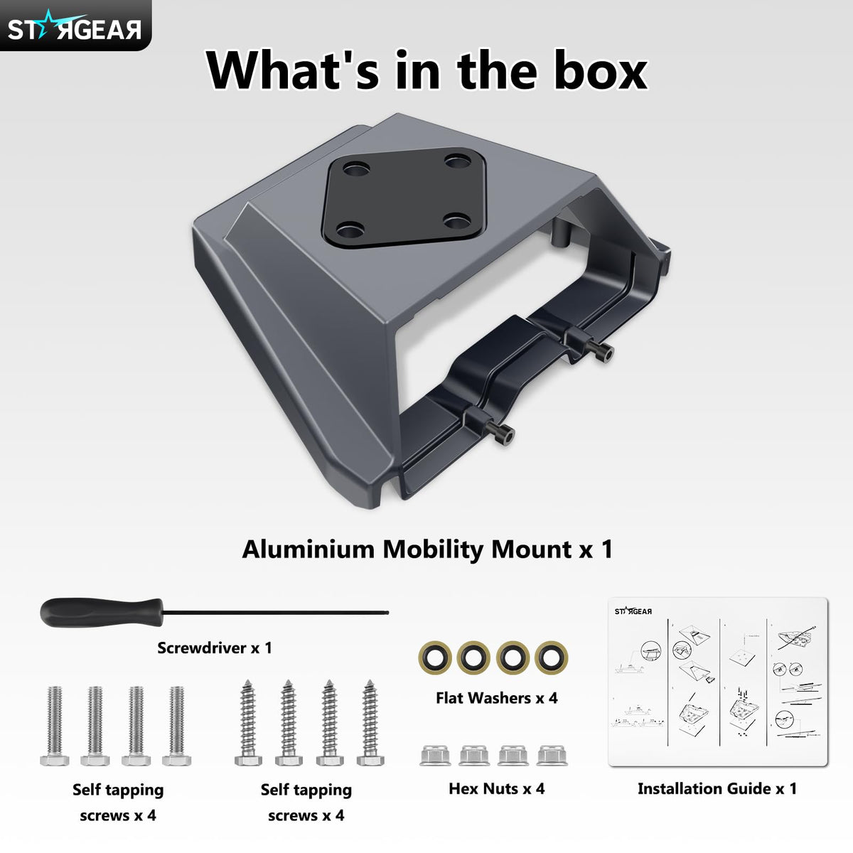 STARGEAR Starlink Gen 3 Mount secures car, RV, and boat installations