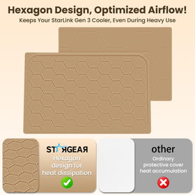 STARGEAR Starlink Gen 3 Case outdoor-ready protection for rooftop or boat.