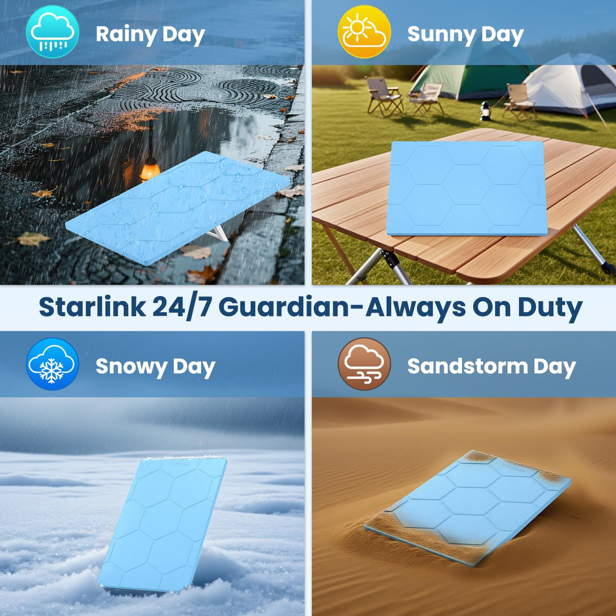 STARGEAR protective cover for outdoor use on rooftops and yachts.