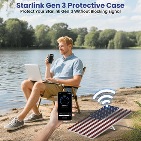 STARGEAR Starlink Gen 3 hexagonal design promotes airflow and improved shock absorption.