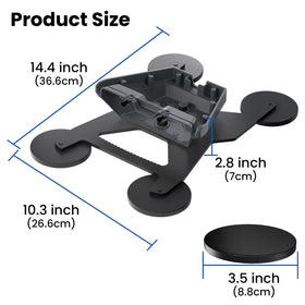 STARGEAR Starlink Gen3 mount enables no‑drill installation on magnetic surfaces.