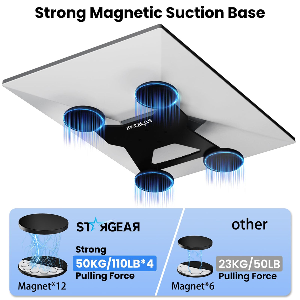STARGEAR Starlink Gen3 mount demonstrates 8° tilt for stable signal during movement.