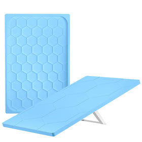 STARGEAR protective case for Starlink Gen 3 in light blue; shields dish from rain and hail.