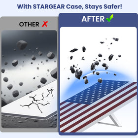 STARGEAR Starlink Gen 3 protective case preserves a stable signal in outdoor settings.