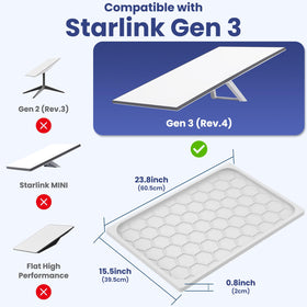 STARGEAR Starlink Gen 3 install is tool-free for quick setup anywhere.