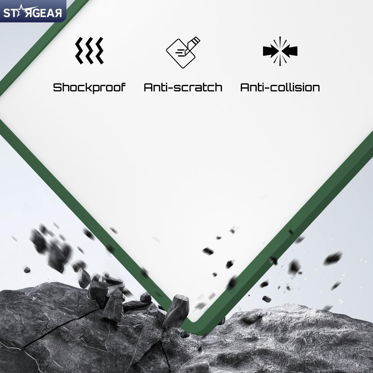 STARGEAR close-up of liquid-silicone texture, showing soft durable surface
