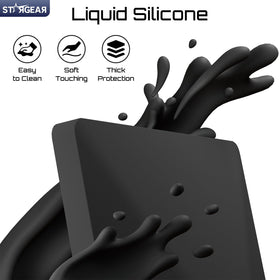 STARGEAR close-up of liquid silicone texture showing soft durable grip
