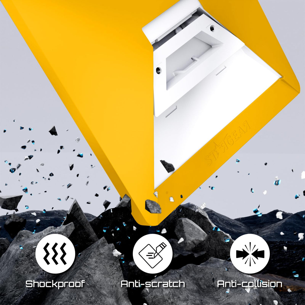 STARGEAR Starlink Mini Case dash application demonstrates anti-reflective benefit