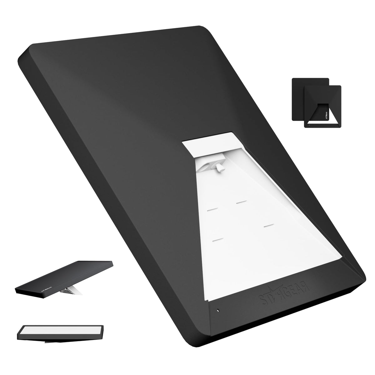 STARGEAR front view of case showing sleek fit and passenger-safe protection