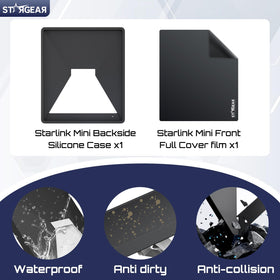 STARGEAR size comparison beside a hand showing compact portable scale
