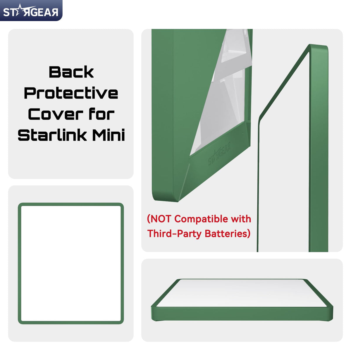 STARGEAR side profile highlighting case cutouts and slim design for access