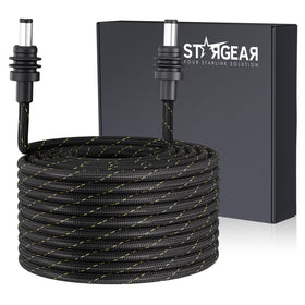 STARGEAR Starlink Mini front view showing full cable and connector benefit durability