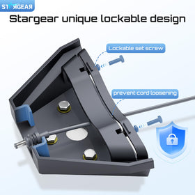 STARGEAR Starlink Mini Mount on RV roof offers durable aluminum alloy support for harsh conditions