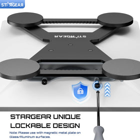 STARGEAR Starlink Mini Mount die-cast aluminum build resists harsh weather.