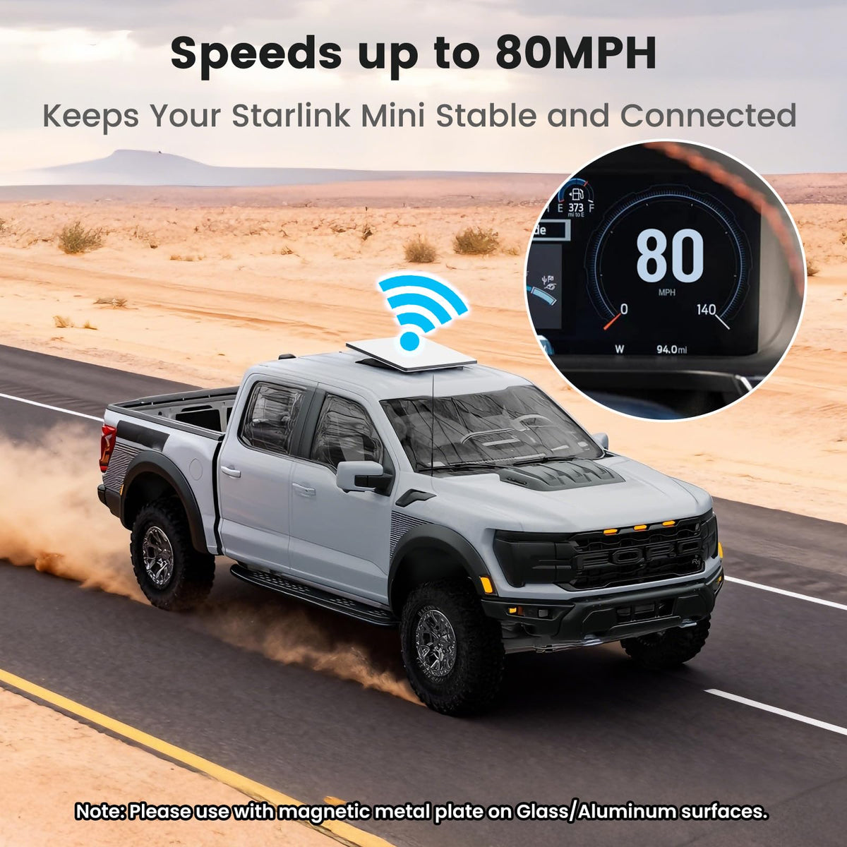 STARGEAR Starlink Mini Mount dual lock design prevents theft and disconnections.