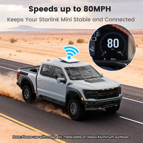 STARGEAR Starlink Mini Mount dual lock design prevents theft and disconnections.