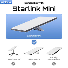 STARGEAR Starlink Mini Mount complete kit with anti-theft screwdriver.