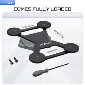STARGEAR Starlink Mini Mount 8° tilt enhances signal stability while driving.