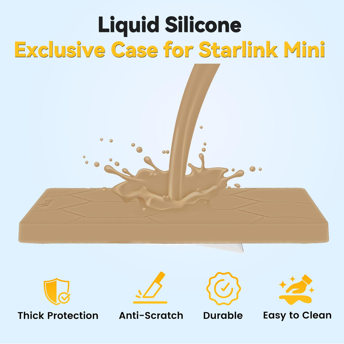 STARGEAR Starlink Mini on RV near windshield showing reduced glare benefit