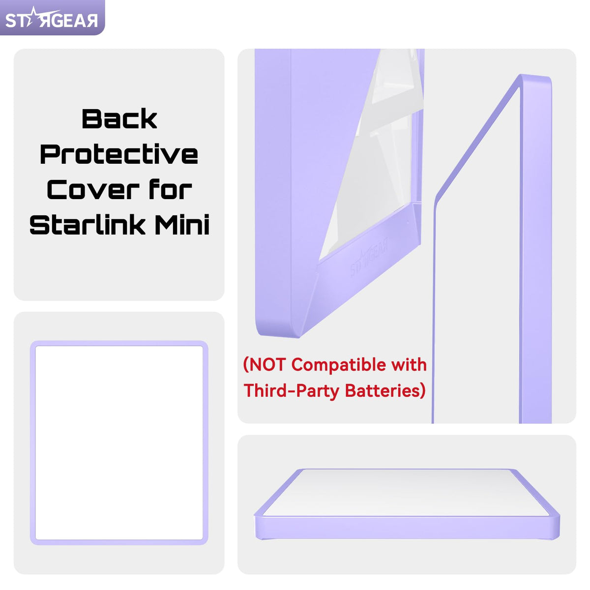 STARGEAR side profile of case demonstrating slim, non-obstructive fit