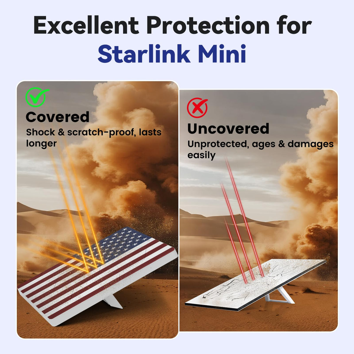 STARGEAR water beading on cover illustrating weatherproof protection