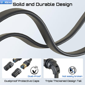 STARGEAR Starlink shielded Ethernet cord improves signal stability