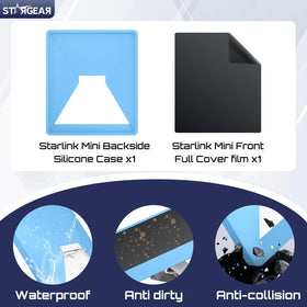 STARGEAR water droplets on case highlighting weather resistance benefit