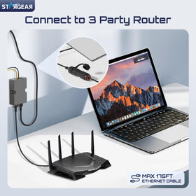 Extension cable repair kit enables easy Starlink network length adjustments.