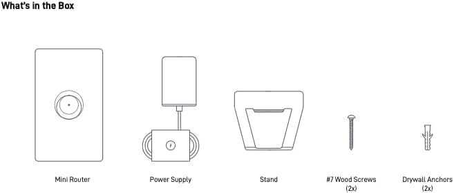 Starlink Router Mini side angle highlights ambient status light and modern aesthetics.