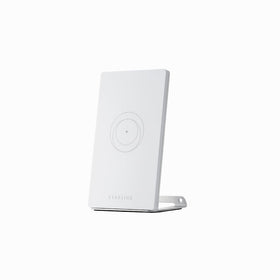 Starlink Router Mini on a vertical stand optimizes signal distribution in small rooms.