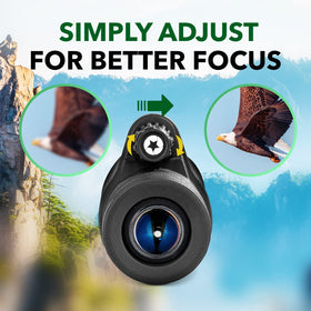 STARSCOPE G3 used in field birdwatching showing distant bird detail benefit