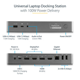 StarTech 100W power delivery supports charging laptops over a single cable.